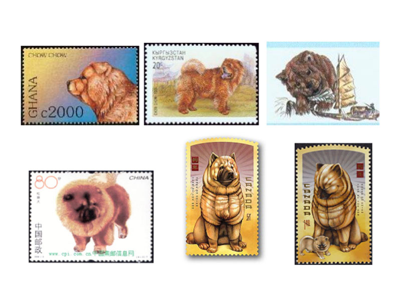 Chow Chow Stamp